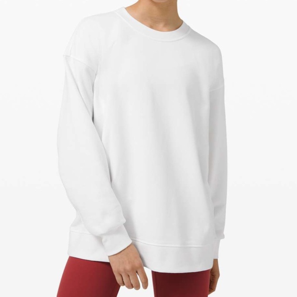 Lululemon Perfectly Oversized Crew Sweatshirt White